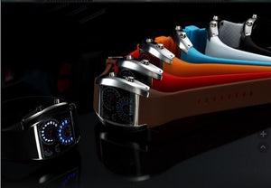 Speedometer Style LED Wrist Watch