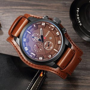 Man Clock 2019 Top Brand Luxury Steampunk