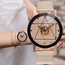 Load image into Gallery viewer, Unisex Rose Gold Gear Luxury Style Watches