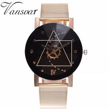 Load image into Gallery viewer, Unisex Rose Gold Gear Luxury Style Watches