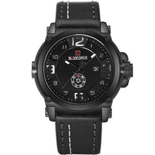 Load image into Gallery viewer, Naviforce Military Sport Men&#39;s Leather Watch