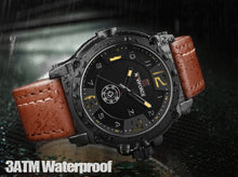 Load image into Gallery viewer, Naviforce Military Sport Men&#39;s Leather Watch