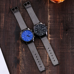 CCQ  Men's Stainless Steel Analog Quartz Wristwatch