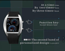 Load image into Gallery viewer, Speedometer Style LED Wrist Watch