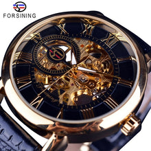 Load image into Gallery viewer, Forsining 3d Design Gold Watch