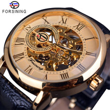 Load image into Gallery viewer, Forsining 3d Design Gold Watch