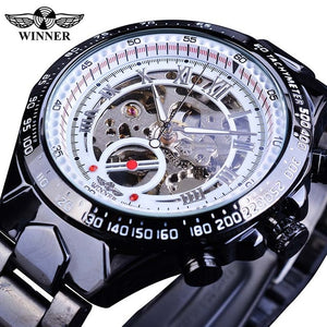 Winner Design Bezel Golden Mens Watch