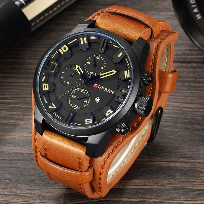 Man Clock 2019 Top Brand Luxury Steampunk