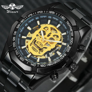 WINNER Steampunk Skull  Watch