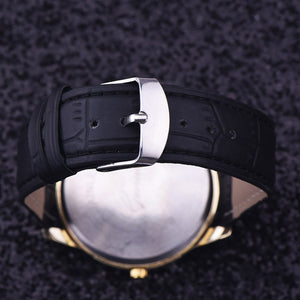 Luxury Men Hollow Quartz Wrist Watch